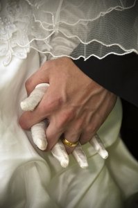 Wedding - holding hand